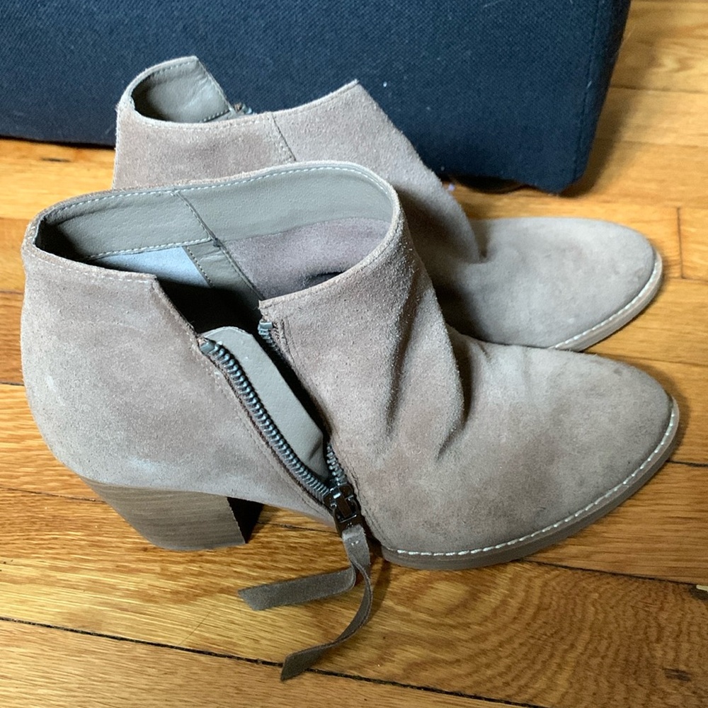 Sam Edelman Macon Suede Side Zip Ankle Boots